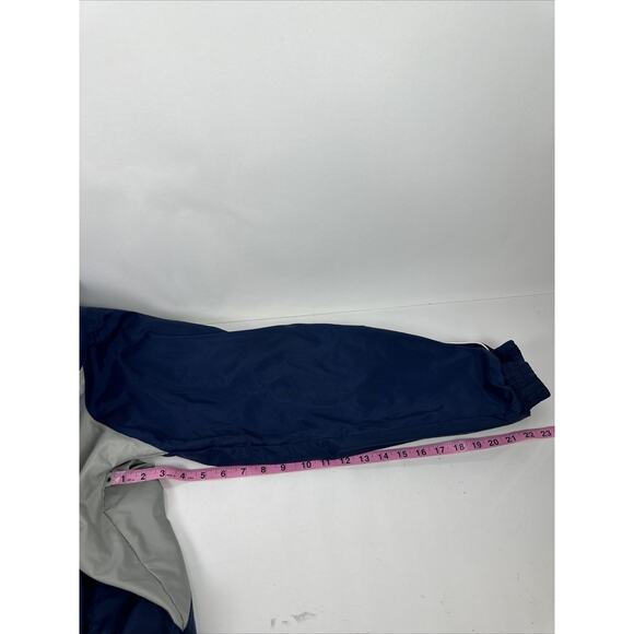 Majestic New York Yankees Jacket Mens XXL Navy Full Zip Nylon FLAWS READ - Picture 13 of 14